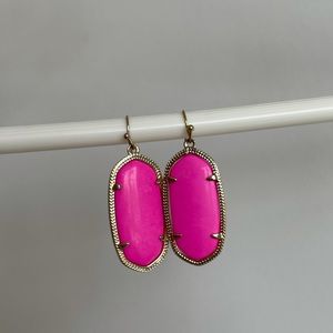 Kendra Scott earrings- Pink & Gold